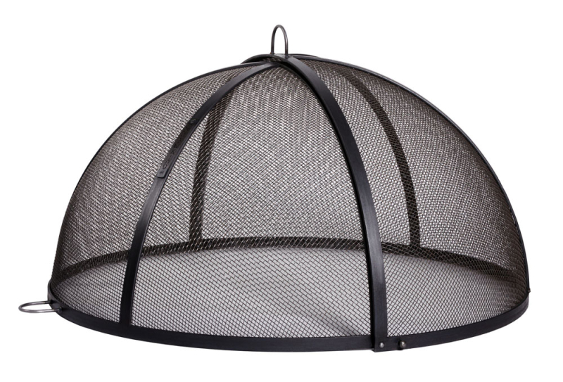 Openable Mesh Spark Screen for Fire Bowl Cook King